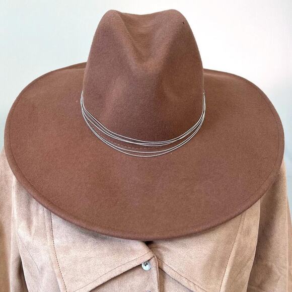 Free People Other - Free People 100% Wool Tanner Chain Band Hat